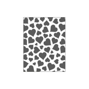 Embossing effetto rilievo 2d Cuori
