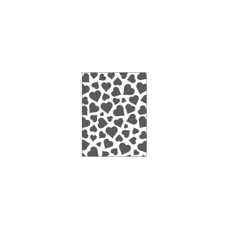 Embossing effetto rilievo 2d Cuori