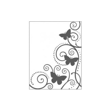 Embossing effetto rilievo 2d Decoro Farfalle