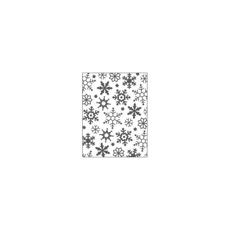 Embossing effetto rilievo 2d Fiocchi di neve