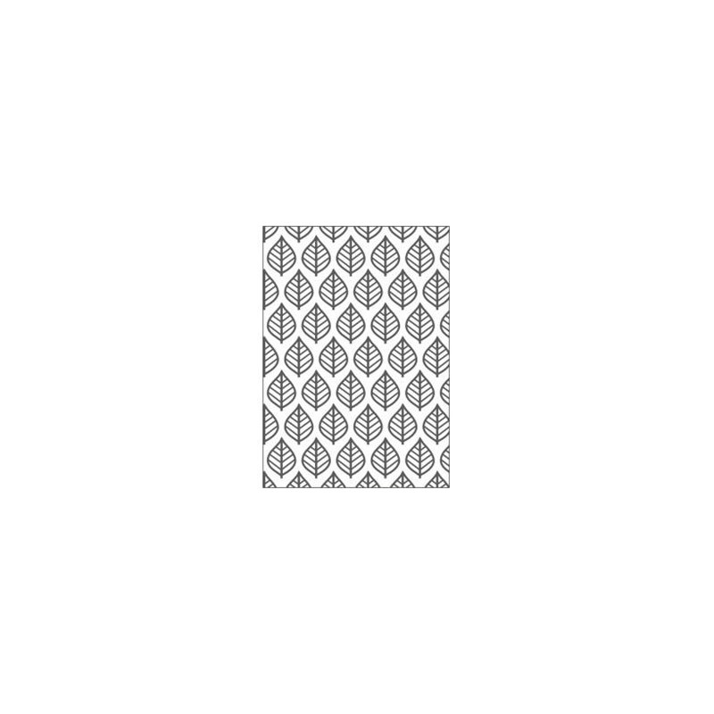 Embossing effetto rilievo 2d foglie