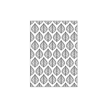 Embossing effetto rilievo 2d foglie