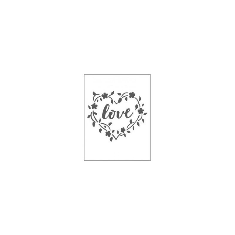 Embossing effetto rilievo 2d love