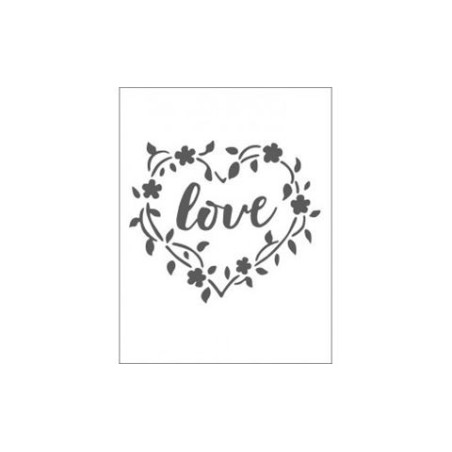Embossing effetto rilievo 2d love