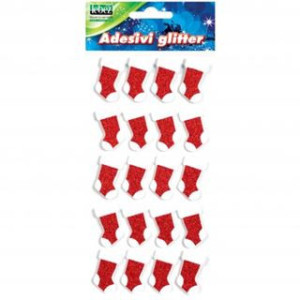 ETICHETTE ADESISIVE calza Natale