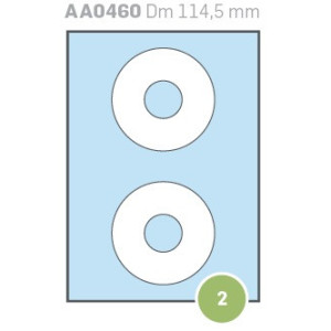 Etichette su A4 D.114,5 100fg