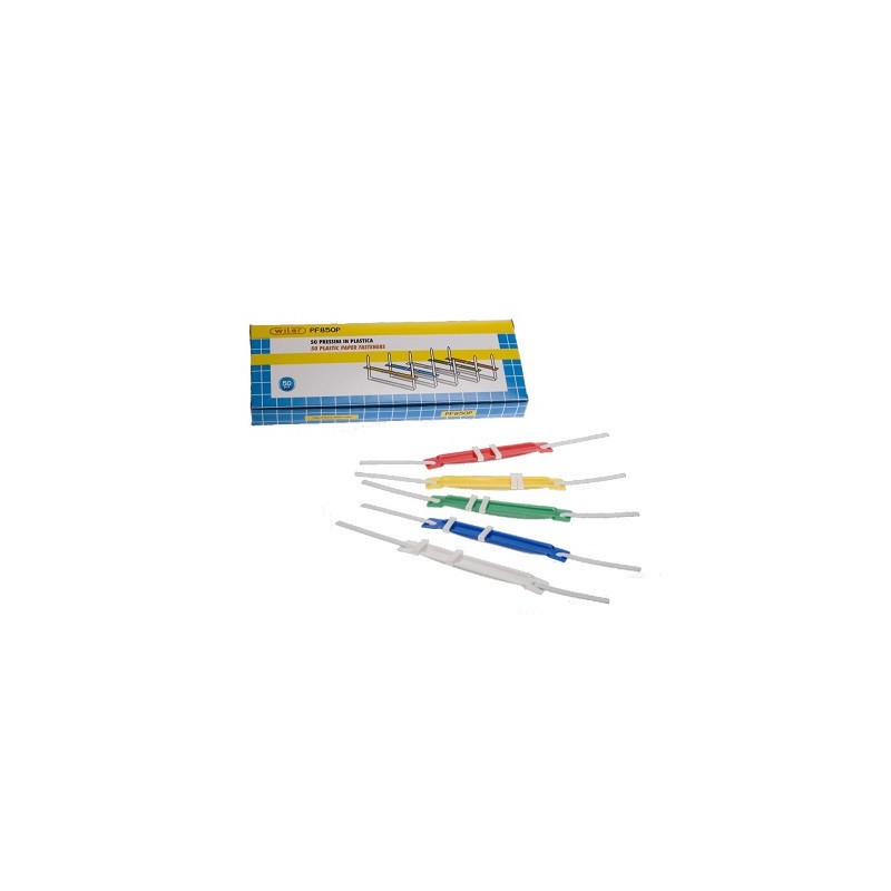 Fastners in plastica 50pz