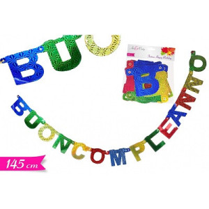 Festone Buon compleanno Letterine