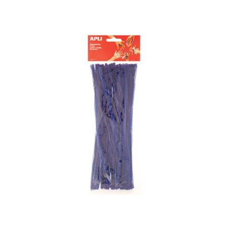 Fili ciniglia fluo blu 50pz