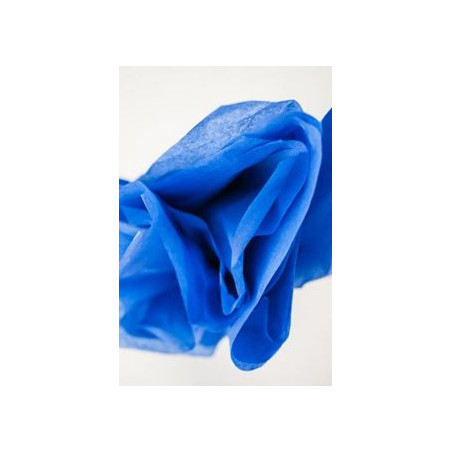 Foglio di CARTA VELINA blu 50x70