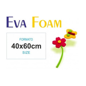 Foglio di Gomma eva 40x60 azzurro