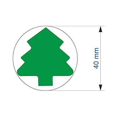 Fustella grande 40mm Albero di Natale