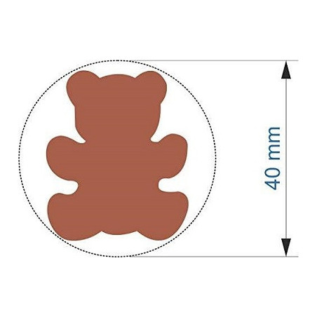 Fustella grande 40mm Orso