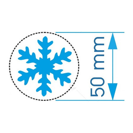 Fustella grande 50mm Fiocco di neve