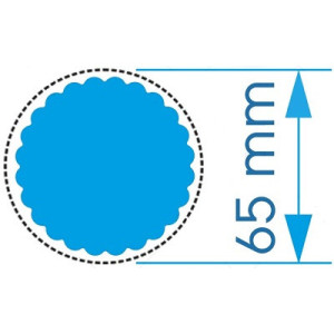 Fustella Maxi 65mm Cerchio smerlato