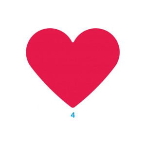 Fustella Maxi 75mm Cuore
