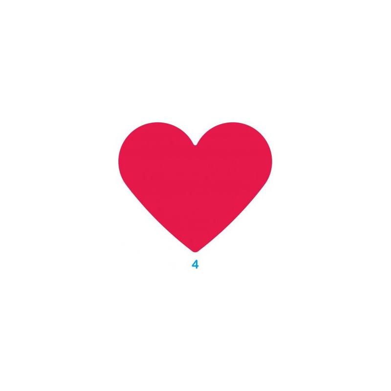 Fustella Maxi 75mm Cuore