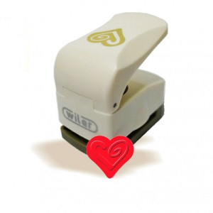 Fustella media a rilievo Cuore