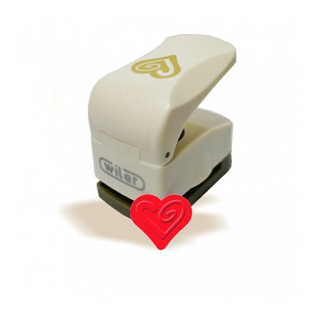 Fustella media a rilievo Cuore