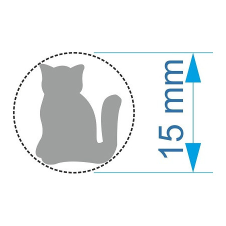 Fustella piccola 15mm Gatto