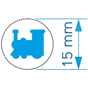 Fustella piccola 15mm Treno