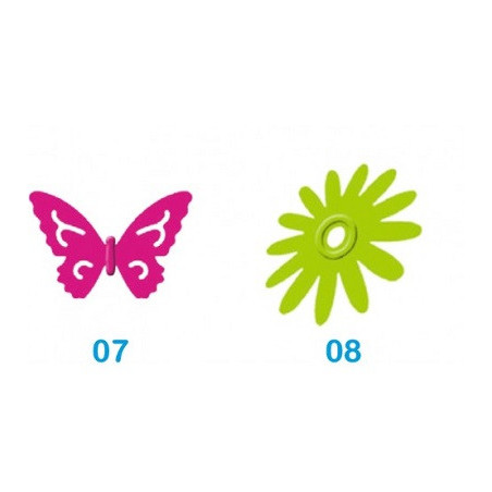 Fustella silhoulette con rilievo farfalla