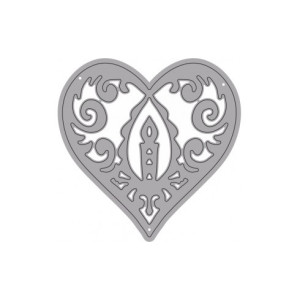 fustella sottile CUORE. Utilizzabili con ROSA80 - VIOLA80