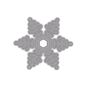 Fustella sottile FIOCCO NEVE. Utilizzabili con ROSA80 - VIOLA80.