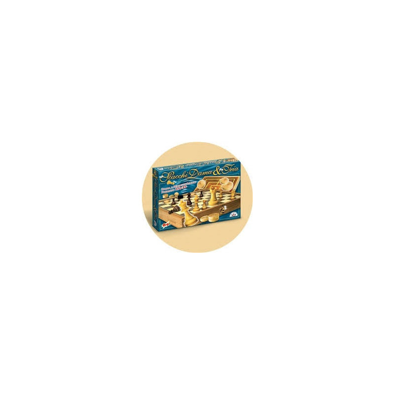 Gioco da tavolo Dama e Tria