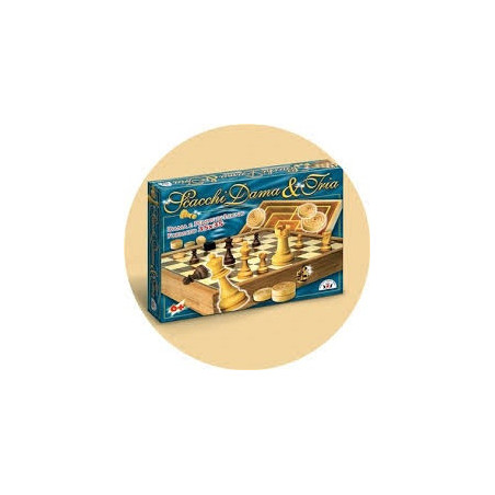 Gioco da tavolo Dama e Tria