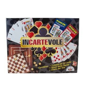 Gioco da tavolo Incartevole carte e dama