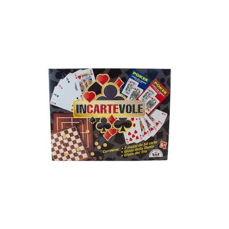 Gioco da tavolo Incartevole carte e dama