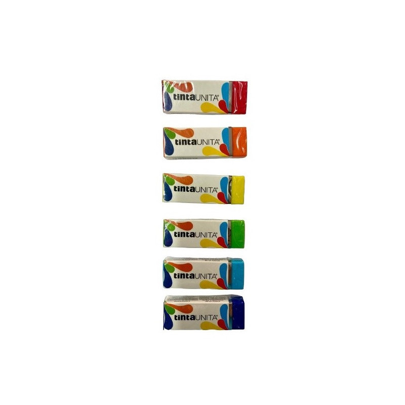 Gomma 6 colori  TINTAUNITA