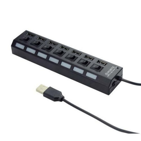Hub usb 7 porte alimentato