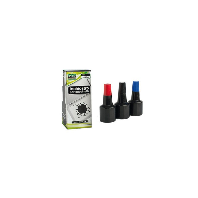 Inchiostro per timbri blu 30ml LEBEZ