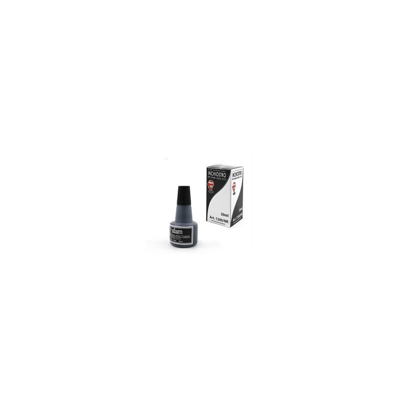 Inchiostro per timbri Nero 30ml