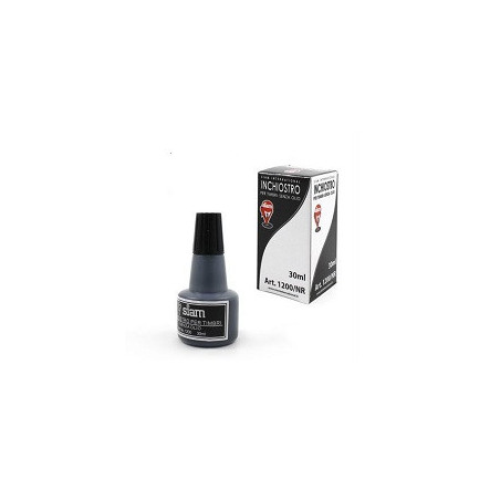 Inchiostro per timbri Nero 30ml