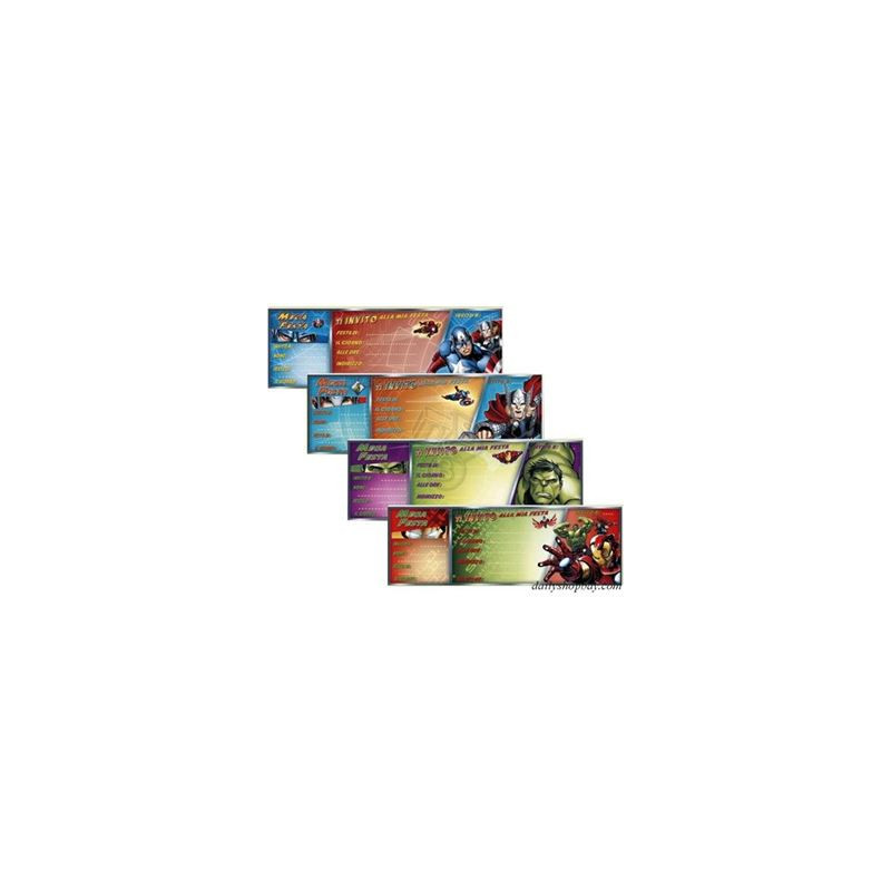 Inviti AVENGERS 15pz