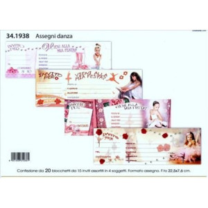 Inviti ballerina 15pz