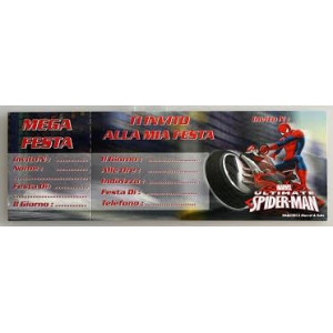 Inviti Spiderman 15 PZ