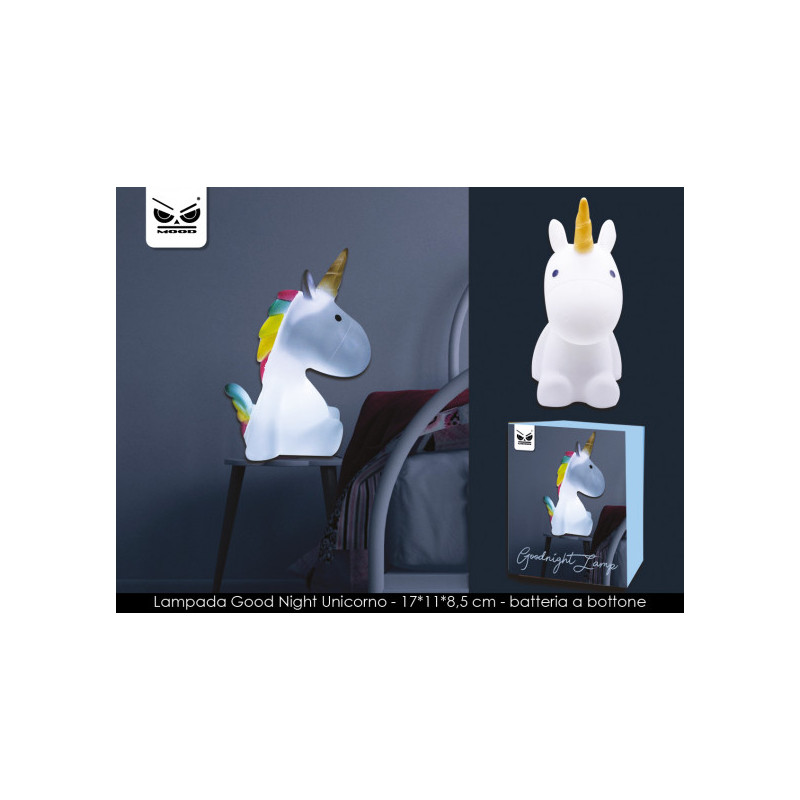 Lampada unicorno good night