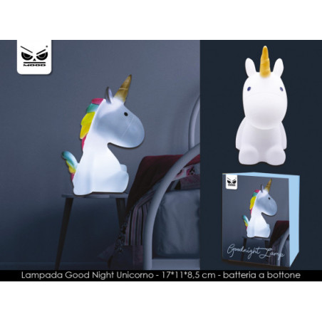 Lampada unicorno good night