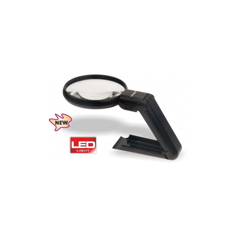 lente di ingrandimento d.90 con Luce Led e supporto