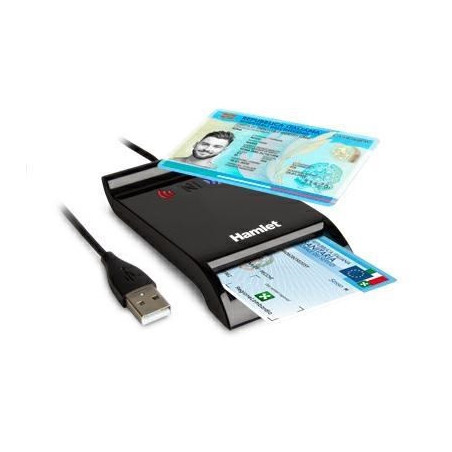 Lettore di Smart Card USB Contactless NFC per Carta Identità Elettronica