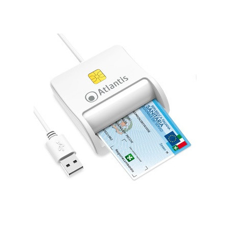 Lettore smart card firma digitale Atlantis USB 2.0
