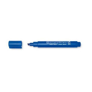 Marker base acqua punta scalpello blu Flipchart