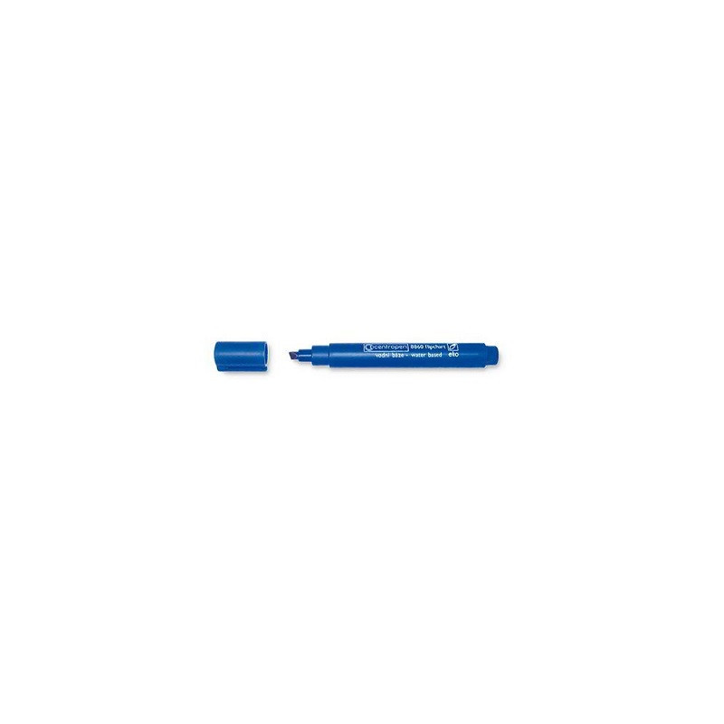 Marker base acqua punta scalpello rosso Flipchart