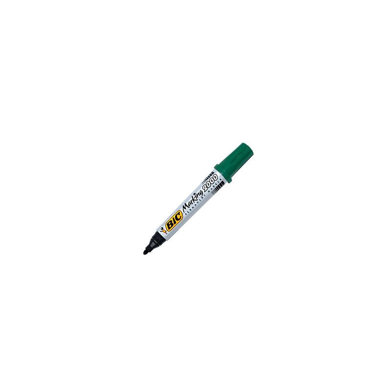 Marker Bic punta tonda verde 2000