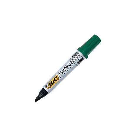 Marker Bic punta tonda verde 2000