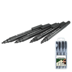 Marker Calligraphy 4 assortite F M B XB
